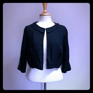 Vintage 50’s cropped silk jacket steamgoth S